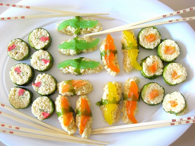 sushi sucré plateau fantastique recette