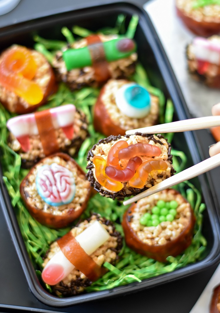 sushi sucré recette pour Halloween