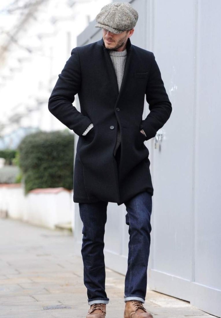 choisir son manteau d'hiver homme inspiration stylistique David Bechkam