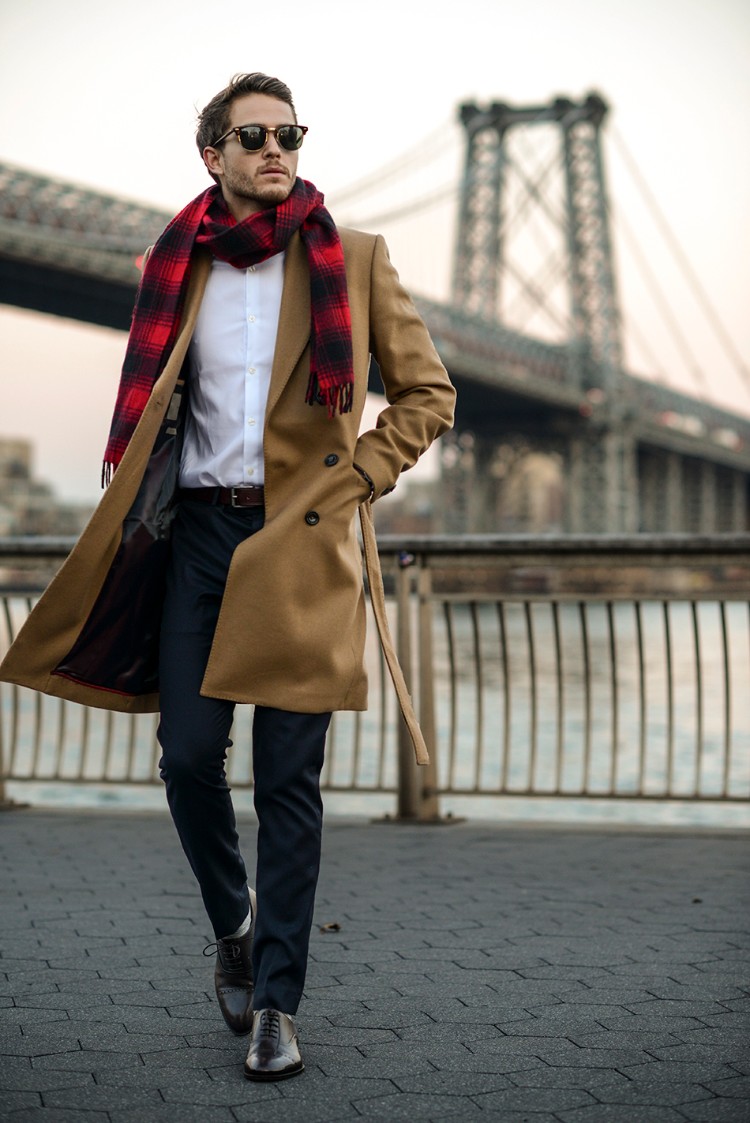 choisir son manteau d'hiver homme trench coat look tendance mode homme 2018
