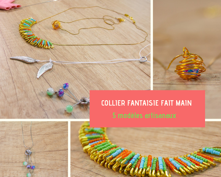 collier fantaisie fait main tutoriel