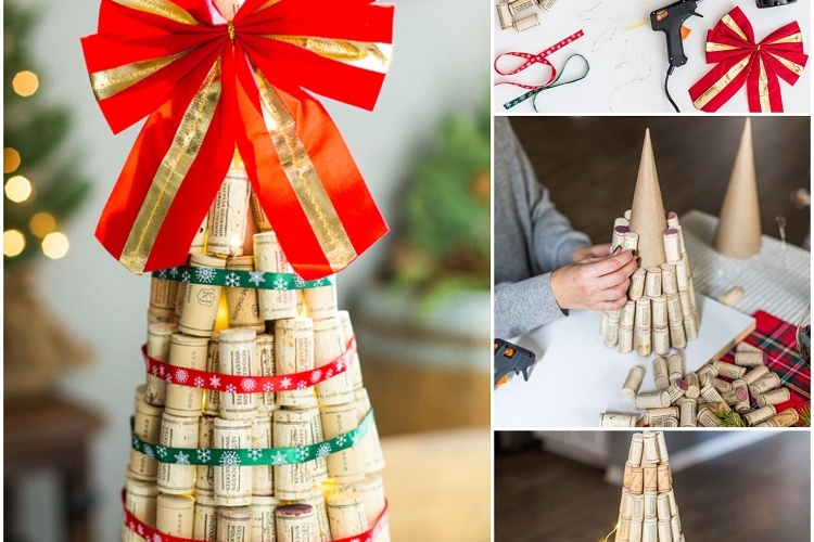 Déco de Noël en bouchon de liège pour orner la maison façon DIY!