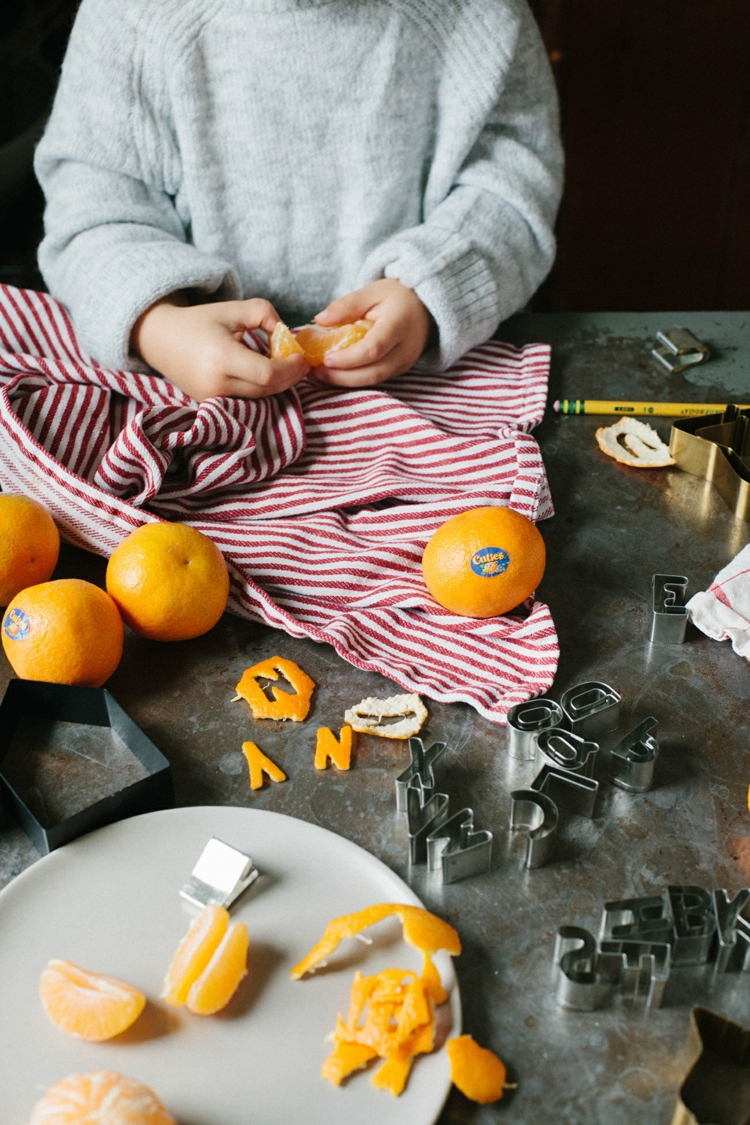 décoration Noël avec des oranges bricolage avec enfants