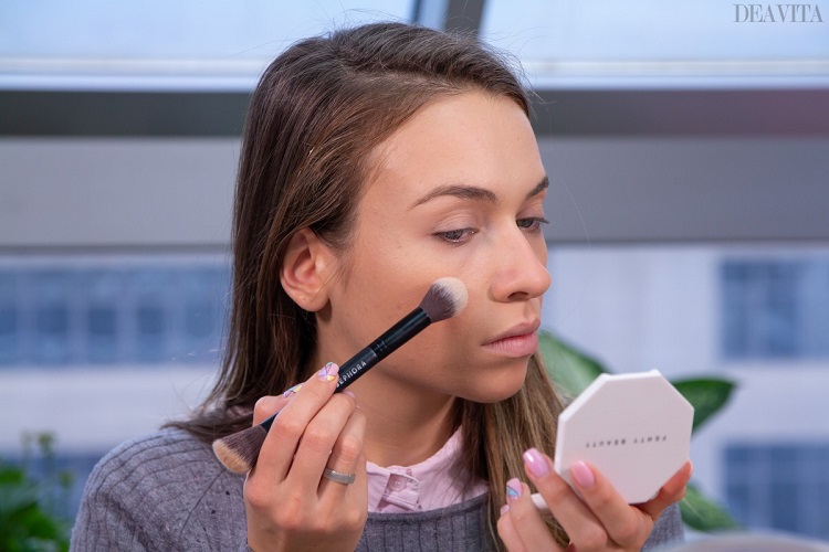 maquillage hiver tutoriel facile application enlumineur