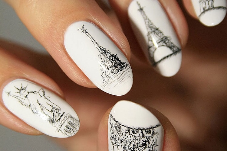 Ongles en gel blanc : 40+ idées de manucure blanche chic à copier