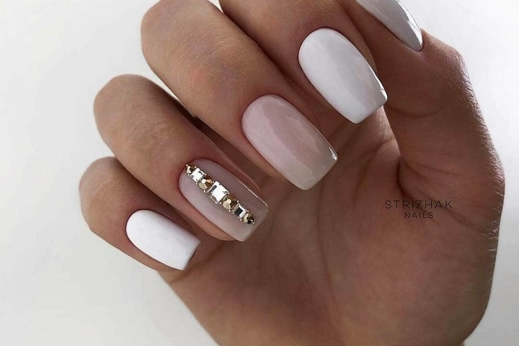 Ongles en gel blanc : 40+ idées de manucure blanche chic à copier
