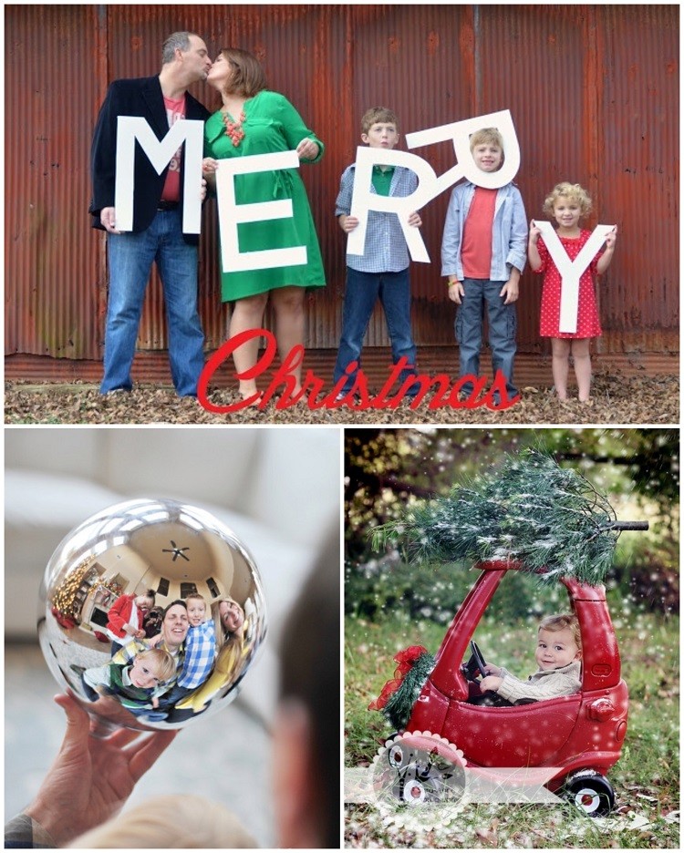 photo de famille pour Noël idées diverses insolites