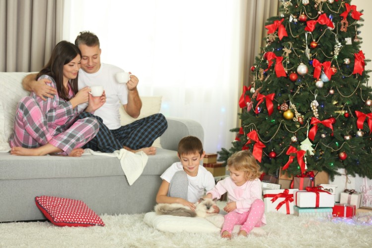 photo de famille pour Noël idées géniales adaptées familles avec enfants