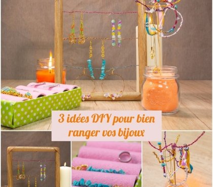 rangement bijou DIY idées faire soi même faciles matériaux récup