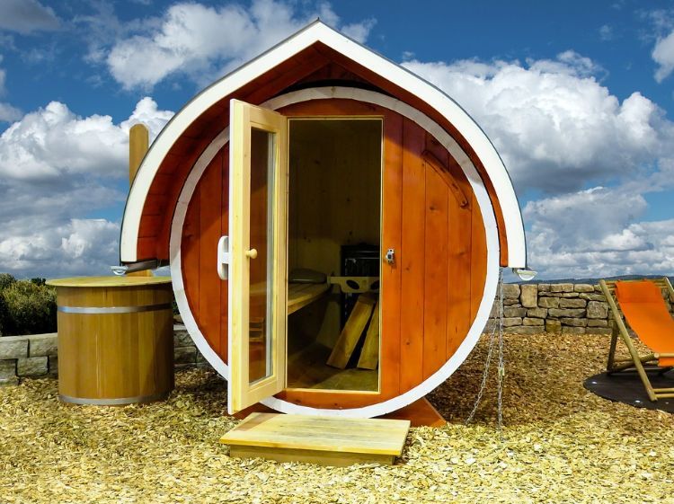 construire un sauna extérieur soi-même modèles divers modernes copier conseils construction isolation ventilation
