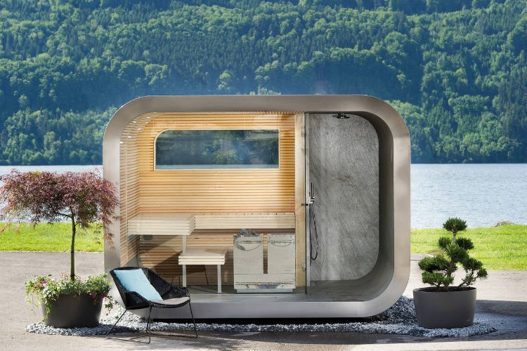 construire un sauna extérieur soi même trucs astuces pratiques designs modernes copier aménagement outdoor