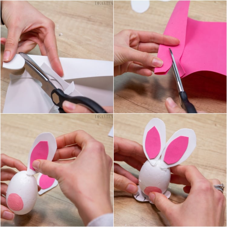 décoration de Pâques à faire soi-même lapin sympa instructions