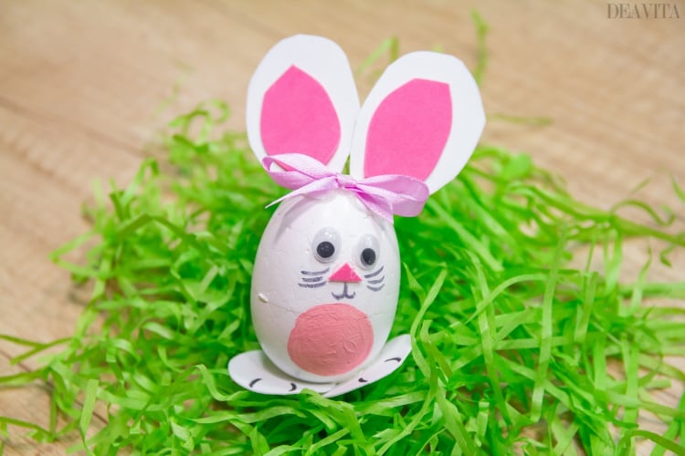 décoration de Pâques à faire soi-même lapin sympa