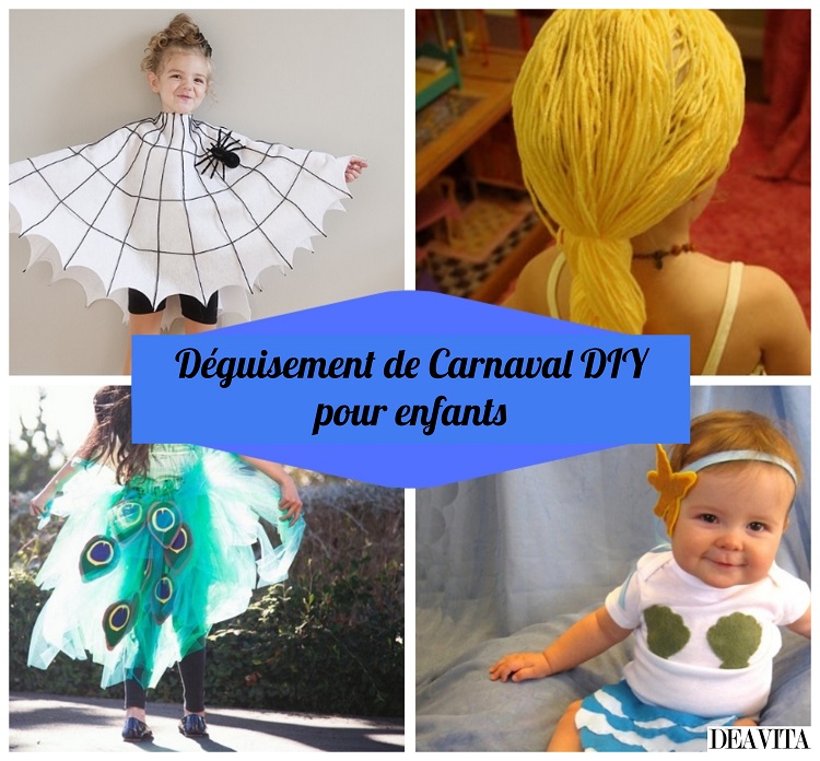 déguisement carnaval à fabriquer soi même top idées DIY faciles tutos brico pour enfants mardi gras