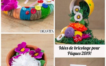 idées de bricolage de Pâques originales tuto facile 10 décorations diy