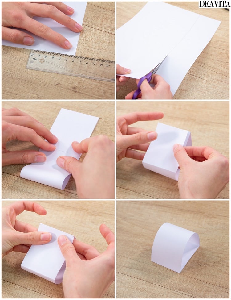 idées de bricolage pour Pâques petit lapin papier