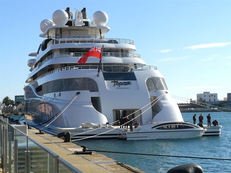les yachts les plus chers du monde Topaz yacht de luxe