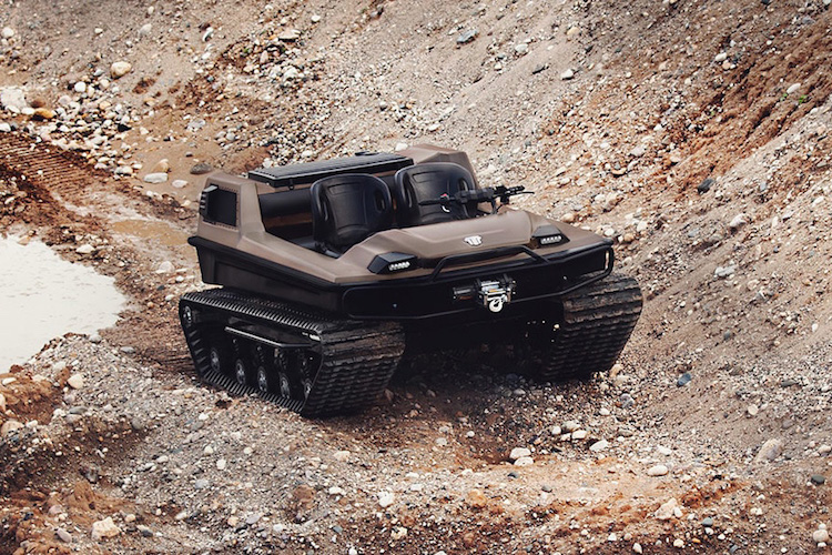 meilleurs véhicules tout-terrain 2019 Tinger Track S500 tanque amphibie chenilles