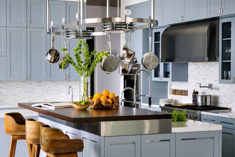 nouvelles tendances cuisine 2019 idées déco aménagement couleurs matériaux