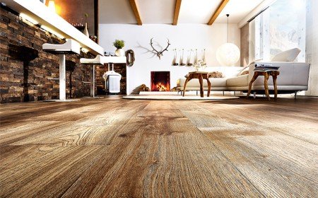 parquet contrecolle deco rustique style chalet