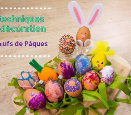 techniques de décoration des oeufs de Pâques idées inspirantes tutoriels