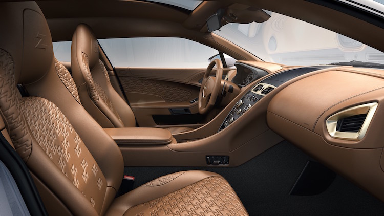 Aston Martin Vanquish Zagato Shooting Brake habitacle cuir beige luxe