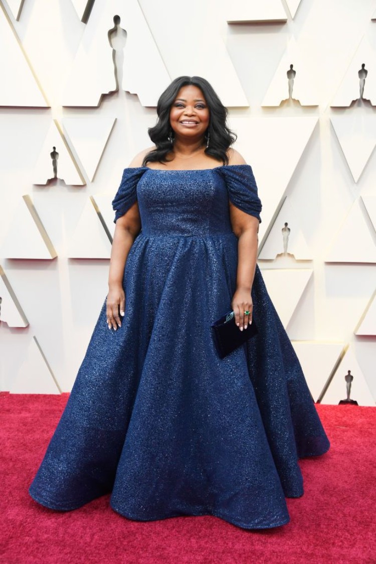 Oscars 2019 Octavia Spencer robe bleue
