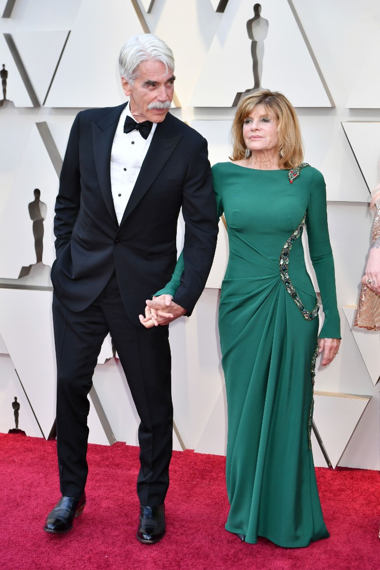 Oscars 2019 Sam Elliott avec sa femme