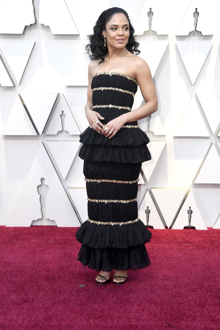 Oscars 2019 Tessa Thompson Chanel tapis rouge