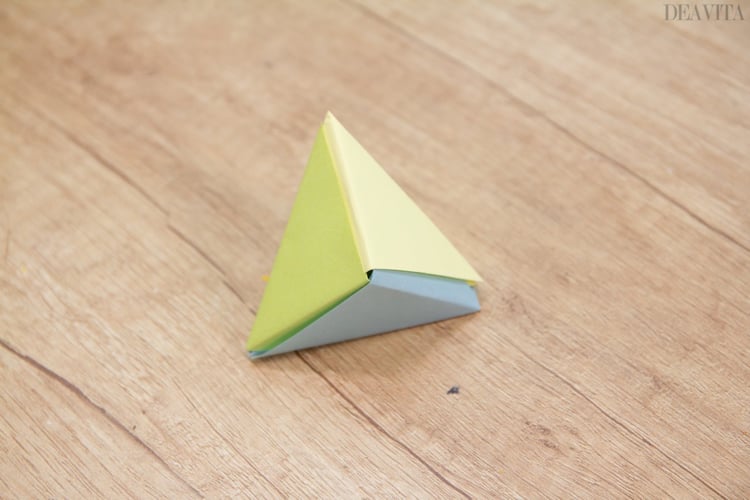 bricolages en papier boite geometrique origami