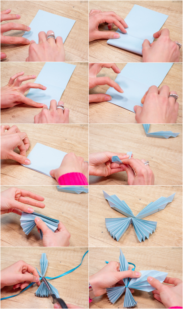 bricolages en papier papillon simple tutoriel pas a pas