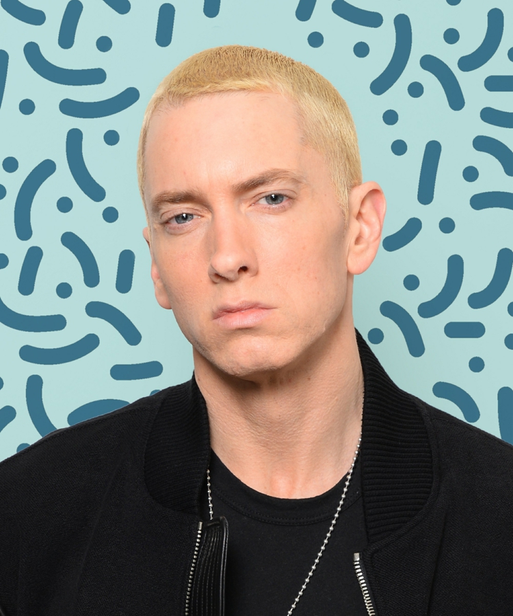 buzz cut homme blond Eminem