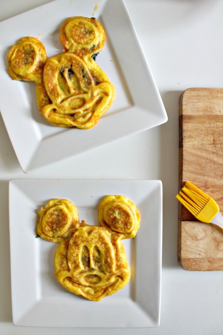 recette à faire avec un gaufrier omelette fromage gaufrée idée facile rapide