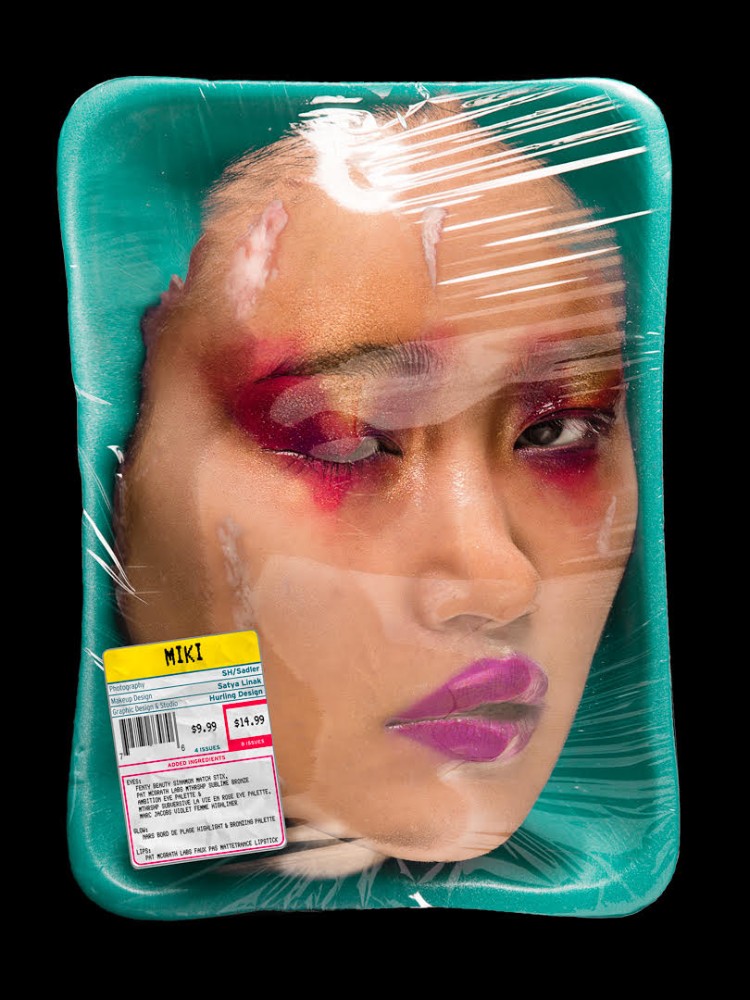 standards de beauté visage emballé plastique photos choc projet Fresh Meat