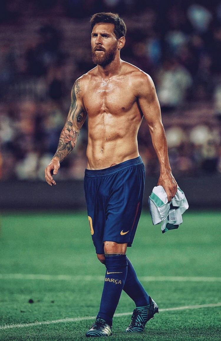 tatouages footballeurs Leo Messi tattoo art