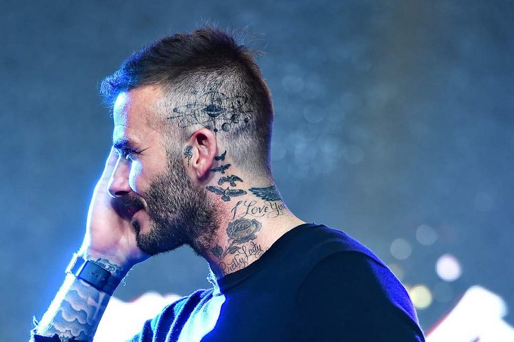 tatouages footballeurs significations décryptage David Beckham
