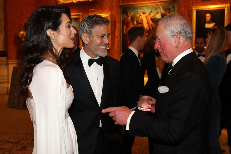 Amal et George Clooney diner prestige prince Charles Buckingham Palace