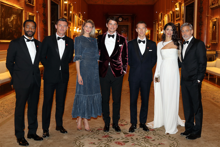 Amal et George Clooney invites celebres acteurs diner prince Charles Buckingham