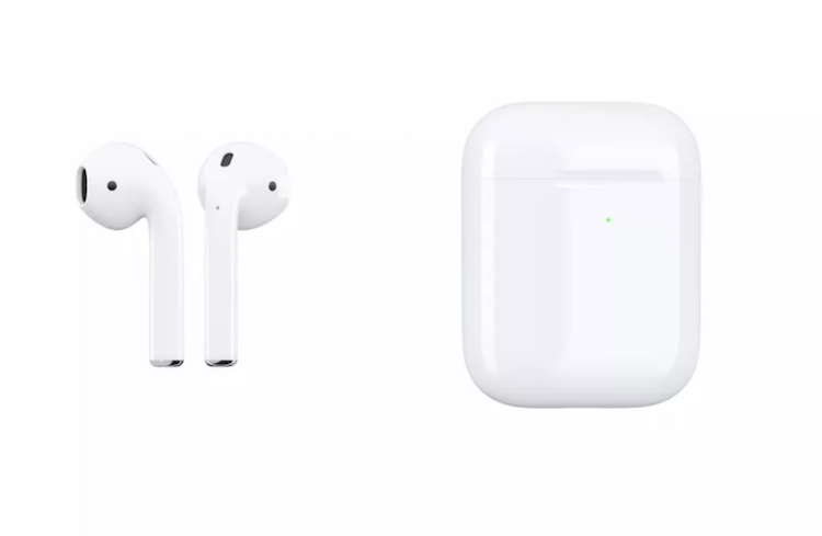 Apple dévoile les AirPods 2 boitier recharge sans fil temoinLED