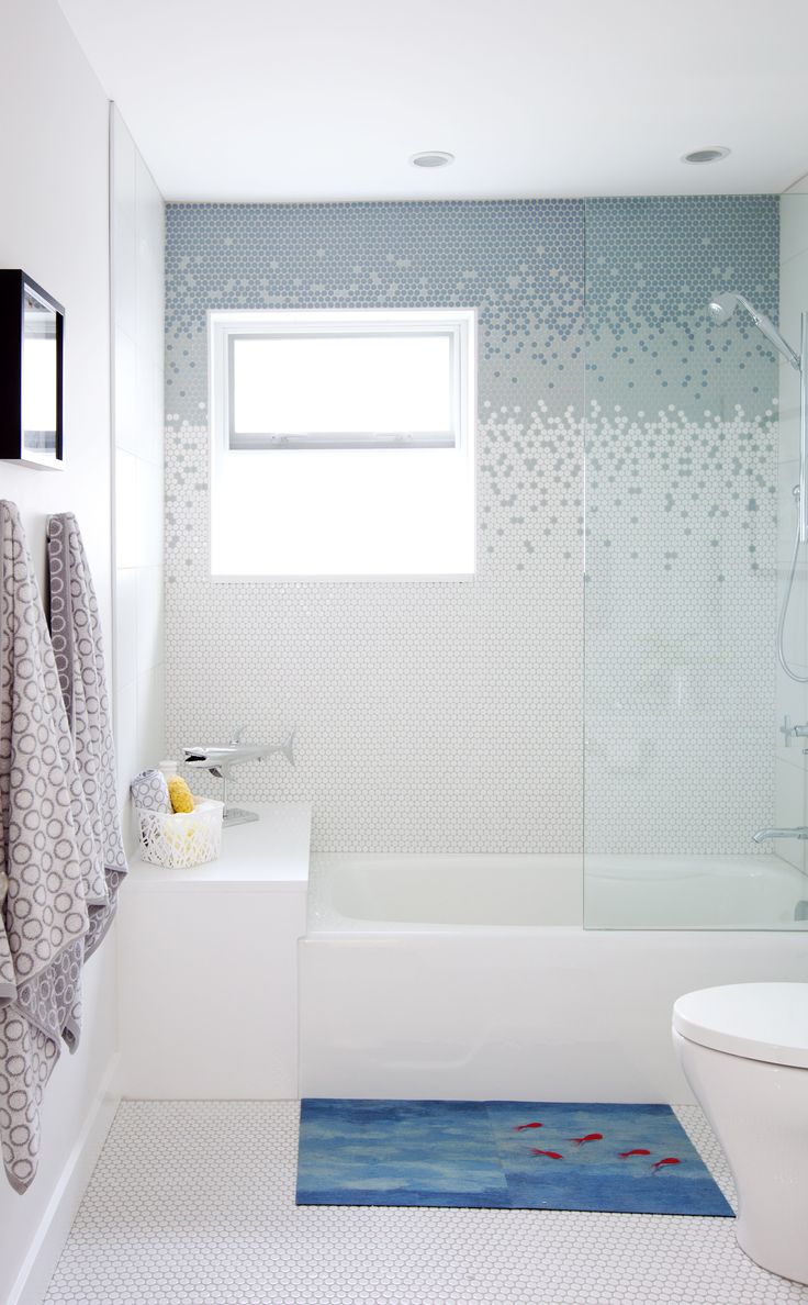 carrelage mosaique ronde blanche revetement mural salle de bain
