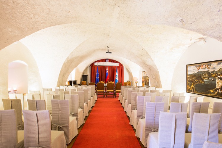 château de mariage de Bled Slovénie intérieur