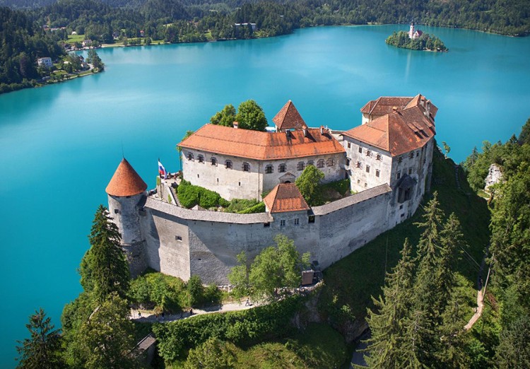 château de mariage de Bled Slovénie