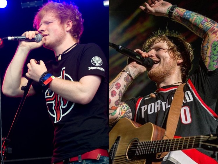 célébrités tatouées Edd Sheeran tatouages bras avant bras pop star