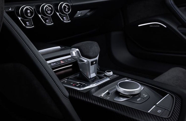 nouvelle Audi R8 habitacle console centrale