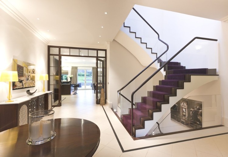 tapis pour escalier moderne intérieur contemporain déco