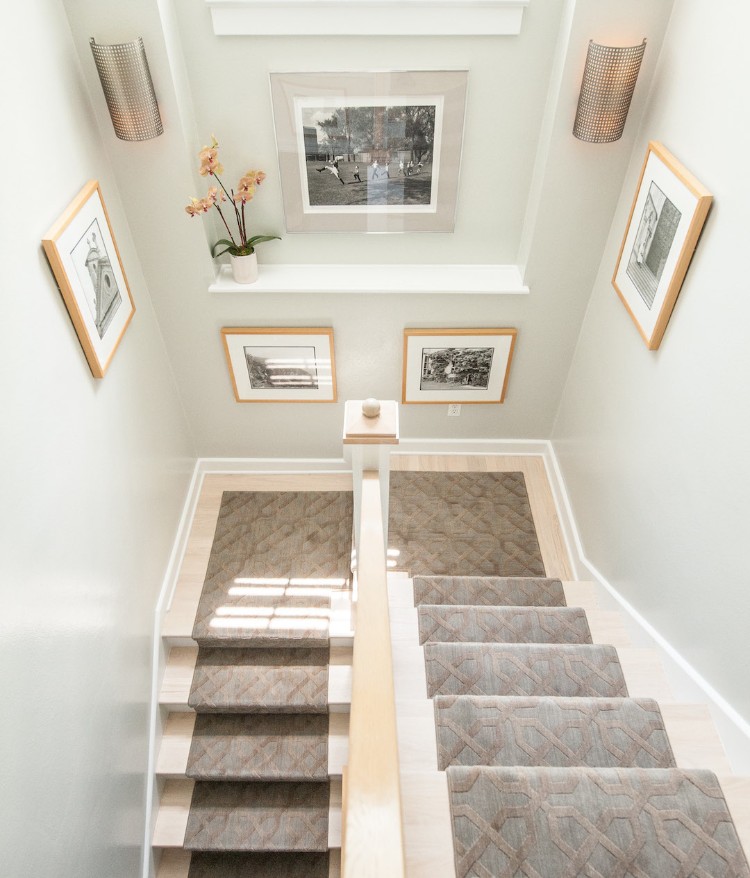 tapis pour escalier moderne maison idée revêtement marches contremarches