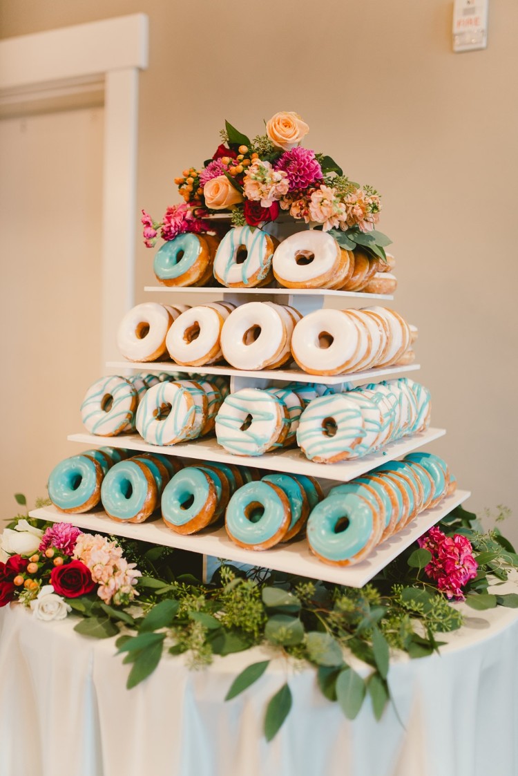 tendance mariage déco en beignets idée originale