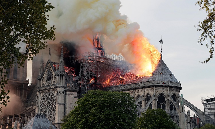 Cathédrale Notre-Dame de Paris incendie 15 avril