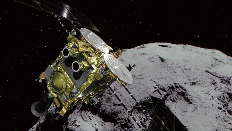 JAXA Hayabusa2 impacteur charge explosive cratere artificiel asteroide Ryugu