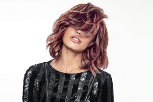 cheveux gold rose brun rosé nouvelle tendance coloration pour brunes
